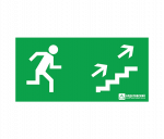 ЭЗ "Эвакуационный выход по лестнице направо-вверх" (150х300) ЭЗ "Эвакуационный выход по лестнице направо-вверх" (150х300)