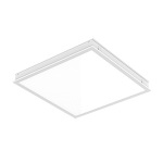 Светодиодный светильник "ВАРТОН" тип кромки Vector (Prelude 24) 594*594*58 мм 36 ВТ 4000К c равномерной засветкой