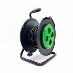 Удлинитель на катушке 4гн без З/К 20м пластик 6А ПВС 2х0,75 1500Вт УХ-6-4-20-К SVET (1)