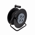 Удлинитель на катушке 4гн без З/К 20м металл 16А КГ 2х2,5 4000Вт УХ-16-4-20-КМ SVET (1)