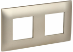 Рамка 2гн шампань SK-F02Sh SKANDY IEK (1/10/100)