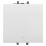 Выключатель 1-клавиш. с подсветкой LED механизм 16А 210-230В белый матовый IP20 ДКС