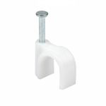 Скоба круглая пласт 10мм (50шт/уп) EKF (1/10/400)