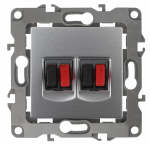 Розетка 2гн аудио с/у алюминий механизм 12-3112-03 Эра12 ЭРА (10/100/2500) Розетка 2гн аудио с/у алюминий механизм 12-3112-03 Эра12 ЭРА (10/100/2500)