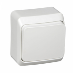 Выключатель 1кл о/у белый IP20 Этюд Systeme Electric (1/25/200) Выключатель 1кл о/у белый IP20 Этюд Systeme Electric (1/25/200)