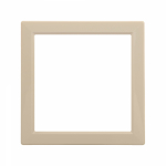 Рамка 1-пост. цвет бежевый глянцевый, пластик DKC