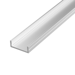 Алюминиевый профиль для LED ленты AC230V накладной 2440х18,5х8 мм (максимальная ширина ленты 14,9 мм) c комплектом стальных монтажных скоб (8 шт.) Алюминиевый профиль для LED ленты AC230V накладной 2440х18,5х8 мм (максимальная ширина ленты 14,9 мм) c комплектом стальных монтажных скоб (8 шт.)