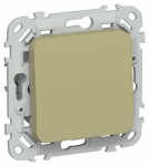 FLITE Выключ. 1-кл. прох. 10А ВС61-1-0-ФлО ол. IEK