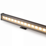 Прожектор светодиод линейный 24Вт 4000К 2500Лм черный IP65 СДО Gauss