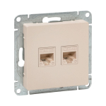 Механизм розетки RJ45 (cat5), кремовый Эпика EKF Механизм розетки RJ45 (cat5), кремовый Эпика EKF