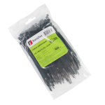 Хомут кабельный (стяжка) 150ммx3.5мм с внутр. зубчатым зацеплением пластик черный макс.d охвата35мм Fortisflex