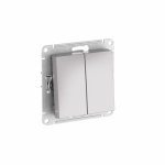 Выключатель 2кл с/у алюминий механизм IP44 быстрозажим AtlasDesign AQUA Systeme Electric Выключатель 2кл с/у алюминий механизм IP44 быстрозажим AtlasDesign AQUA Systeme Electric