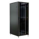 WRline Шкаф напольный 19-дюймовый, 42U, 2055x800х600 мм (ВхШхГ), передняя стеклянная дверь со стальными перфорированными боковинами, задняя дверь спло WRline Шкаф напольный 19-дюймовый, 42U, 2055x800х600 мм (ВхШхГ), передняя стеклянная дверь со стальными перфорированными боковинами, задняя дверь спло