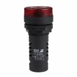 Зуммер с пульсирующим сигналом OptiSignal Compact D22 C7-B-B4FL красный с подсветкой 24 В AC/DC