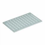 Полка 600x13x400 металл естественный цвет DKC