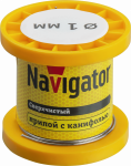 Припой Navigator 93 079 NEM-Pos02-63K-1-K50 (ПОС-63, катушка, 1 мм, 50 гр)