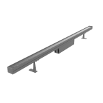 Светодиодный светильник "ВАРТОН" архитектурный Regula 1200мм 42Вт 4000К линзованный 10 градусов RAL7045 серый Светодиодный светильник "ВАРТОН" архитектурный Regula 1200мм 42Вт 4000К линзованный 10 градусов RAL7045 серый