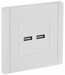 Розетка 2гн USB+USB A+A с/у белый 3,1А FP249 FORTE&PIANO IEK (1/10/100)