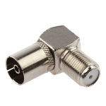 Переходник ЭРА Simple RS-A03-1 гнездо F-гнездо TV угловой 1 шт Переходник ЭРА Simple RS-A03-1 гнездо F-гнездо TV угловой 1 шт