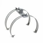 Держатель молниеприёмника на круглый конёк двойной TDZ Промрукав