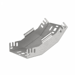 Угол д/листового кабель.лотка 45° вертикально восходящий (внутренний) без соединит. разъема сталь оцинкованное ПРОМРУКАВ