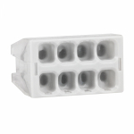 Клемма строительно-монтажная OptiKit СМК 2273-248 (с пастой) 8 отверстий 0,5-2,5 мм2