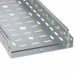 Лоток перфорированный 100х50 L 3000 толщ. 1,0 мм, цинк-ламельный ДКС Лоток перфорированный 100х50 L 3000 толщ. 1,0 мм, цинк-ламельный ДКС