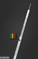 Кабель телевизионный SAT 703B Cu/Al/CuSn телевизионный (75%) (1,13мм медь) 75 Ом, белый CAVEL (100)