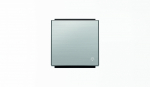 Клавиша одинарная перекидная для выкл-ля/кнопки символ «свет» пластик нержавеющая сталь матовая IP20 ABB Sky Клавиша одинарная перекидная для выкл-ля/кнопки символ «свет» пластик нержавеющая сталь матовая IP20 ABB Sky