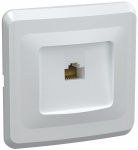 Розетка 1гн комп RJ45 с/у белый кат.5е РК10-ВБ ВЕГА GENERICA IEK (1/50/200)