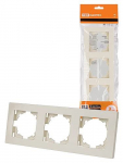 Рамка 3-х постовая сл. кость "Сенеж" TDM Рамка 3-х постовая сл. кость "Сенеж" TDM