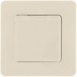 Розетка 1гн с З/К с крыш. шторки с/у крем механизм 16А IP44 INSPIRIA Legrand (1/10/100)