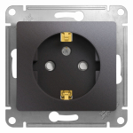 Розетка 1гн с З/К шторки с/у графит механизм 16А Glossa Systeme Electric (1/20) Розетка 1гн с З/К шторки с/у графит механизм 16А Glossa Systeme Electric (1/20)