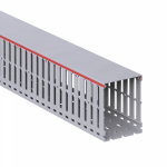 Короб перфорированный, серый RL12 80x100