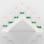 Новогодняя горка 7 свечек, цвет корпуса: Белый, цвет свечения: Теплый белый Neon-Night (1/1/10) Новогодняя горка 7 свечек, цвет корпуса: Белый, цвет свечения: Теплый белый Neon-Night (1/1/10)