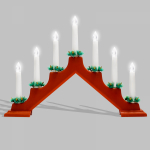 Новогодняя горка 7 свечек, цвет корпуса: Красный, цвет свечения теплый белый Neon-Night (1/1/10) Новогодняя горка 7 свечек, цвет корпуса: Красный, цвет свечения теплый белый Neon-Night (1/1/10)