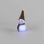 Фигура светодиодная "Снеговик" 17см, RGB Neon-Night (1/1/120) Фигура светодиодная "Снеговик" 17см, RGB Neon-Night (1/1/120)