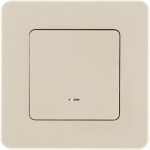 Выключатель 1кл с подсв с/у крем механизм INSPIRIA Legrand (1/20/100)