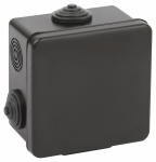 Коробка разветвительная о/у черная с 7 кабельными вводами KOR-80-80-50-7g-B 80х80х50 IP54 ЭРА (1/32) Коробка разветвительная о/у черная с 7 кабельными вводами KOR-80-80-50-7g-B 80х80х50 IP54 ЭРА (1/32)