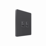 Systeme Infinity, Розетка информационная С/У RJ-45 кат.5e 2-я, Вулканический пепел