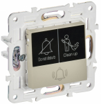 SKANDY Кнопка звонка с инд. отел. 10А SK-V17B беж. IEK SKANDY Кнопка звонка с инд. отел. 10А SK-V17B беж. IEK