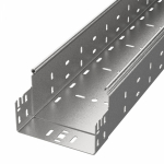 Лоток кабельный листовой 6000x150x100 сталь с перфорированной боковой стенкой толщ.1.5мм ПРОМРУКАВ