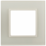 Рамка 1гн стекло крем 14-5101-02 Elegance ЭРА (1/10) Рамка 1гн стекло крем 14-5101-02 Elegance ЭРА (1/10)