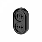 Колодка 2гн без З/К карболитовая черная 16А REXANT