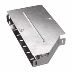 Переходник - редуктор д/лист. каб. лотка без разъема/соедин-ля сужение слева 400мм/300мм с высотой лотка50мм оцинк. ПРОМРУКАВ Переходник - редуктор д/лист. каб. лотка без разъема/соедин-ля сужение слева 400мм/300мм с высотой лотка50мм оцинк. ПРОМРУКАВ