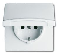 Розетка SCHUKO 16А 250В, с защитой от перенапряжения, серия impuls, цвет альпийский белый Розетка SCHUKO 16А 250В, с защитой от перенапряжения, серия impuls, цвет альпийский белый