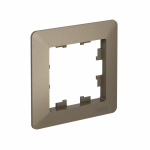 Рамка 1гн шампань/дымчатый черный AtlasDesign AIR Systeme Electric (1/10)