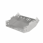 Угол д/листового кабель.лотка 45° вертикально восходящий (внутренний) без соединит. разъема сталь оцинкованное ПРОМРУКАВ