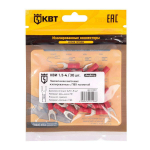 Наконечник кабельный вилочный изолированный НВИ 1.5–4 (30 шт) (КВТ)