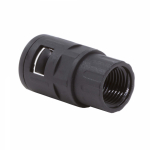 Муфта с внутренней резьбой DN 12 мм, М16х1,5, полиамид, цвет черный